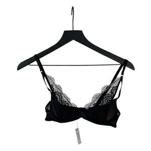 NWT ADORE ME jet black bra size 32 B